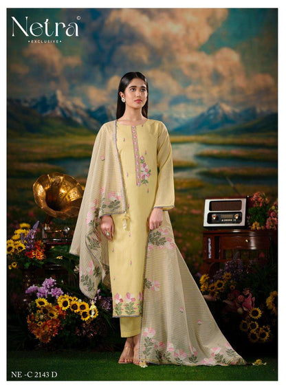Zanya Netra Banarasi Pant Style Suits Exporter Ahmedabad