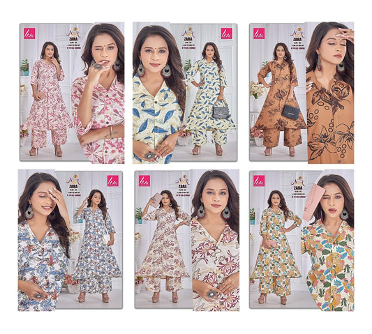 Zara 1310 Noor Liva Co Ord Set Wholesaler India