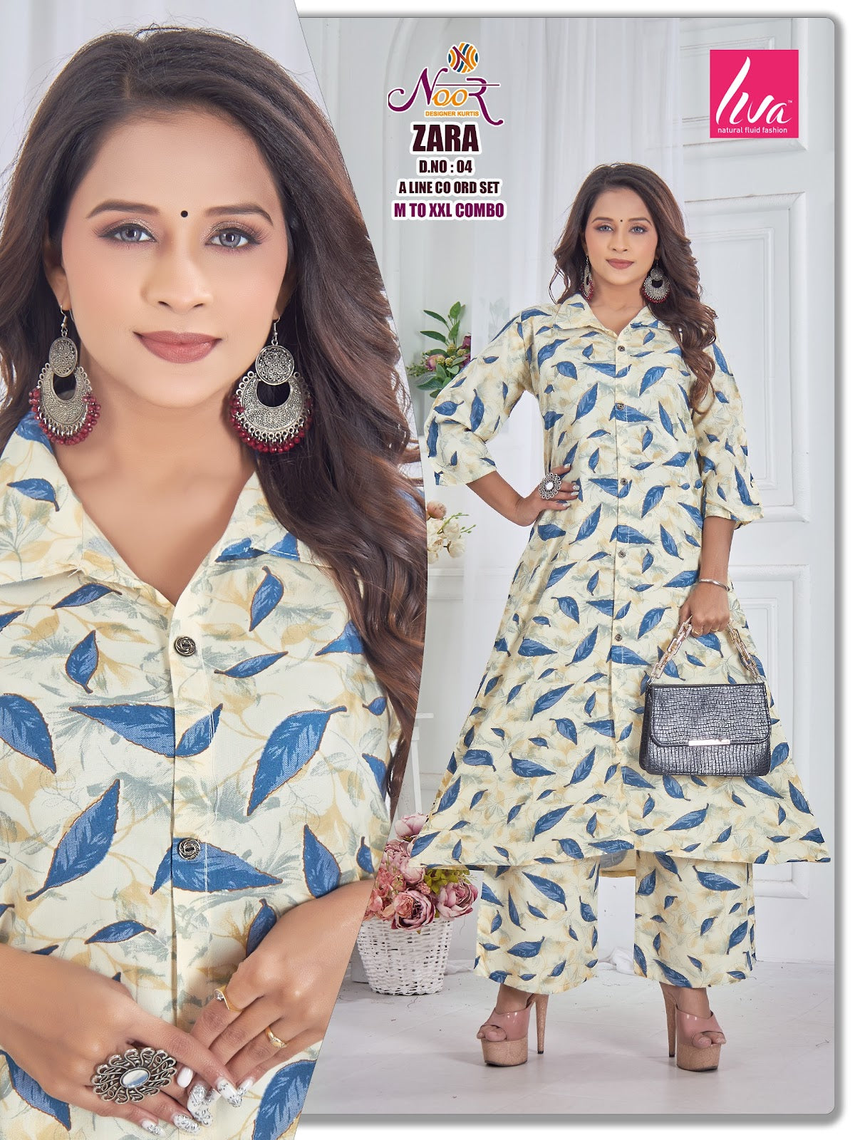 Zara 1310 Noor Liva Co Ord Set Wholesaler India