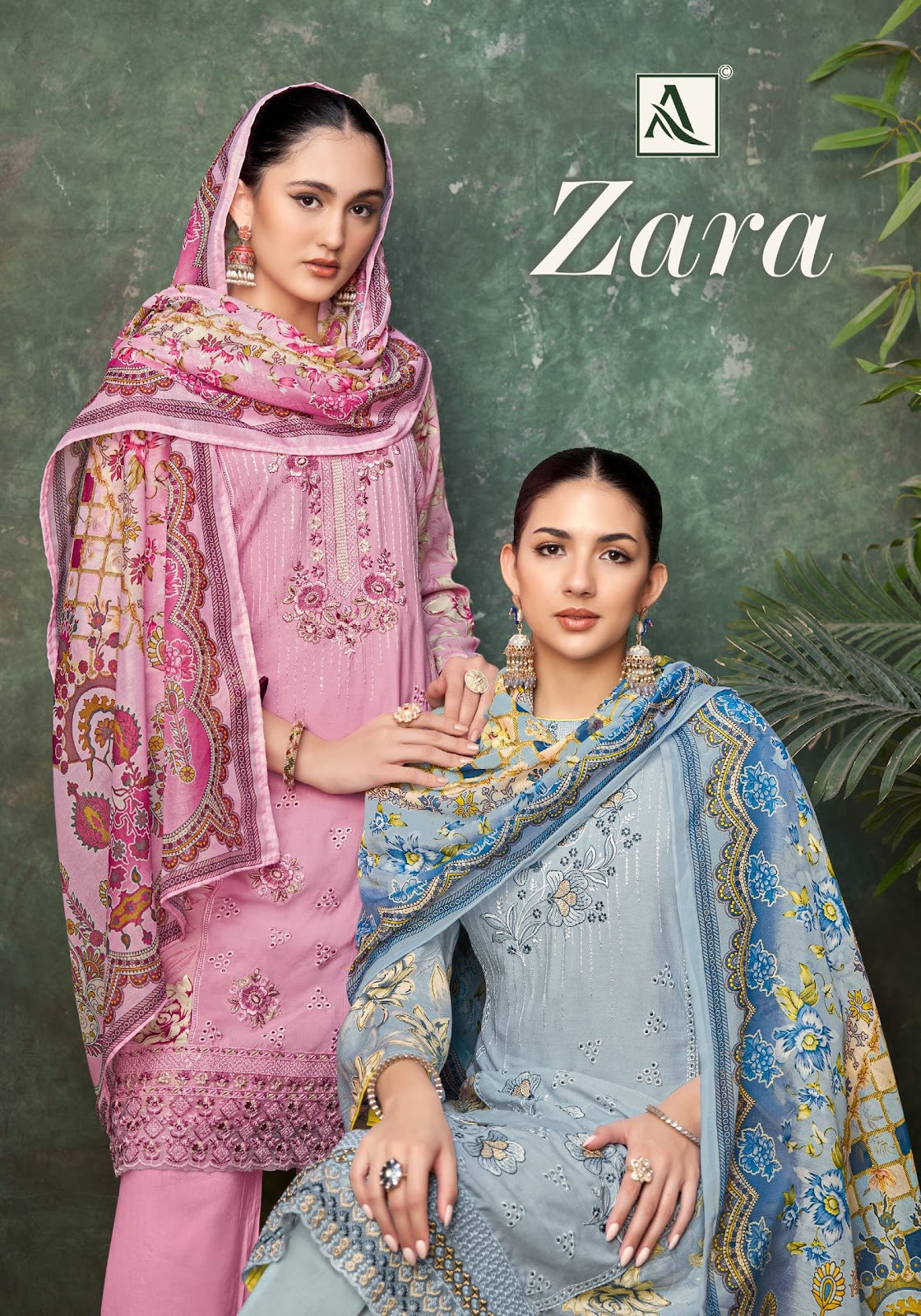 Zara Alok Viscose Reyon Karachi Salwar Suits Supplier Ahmedabad