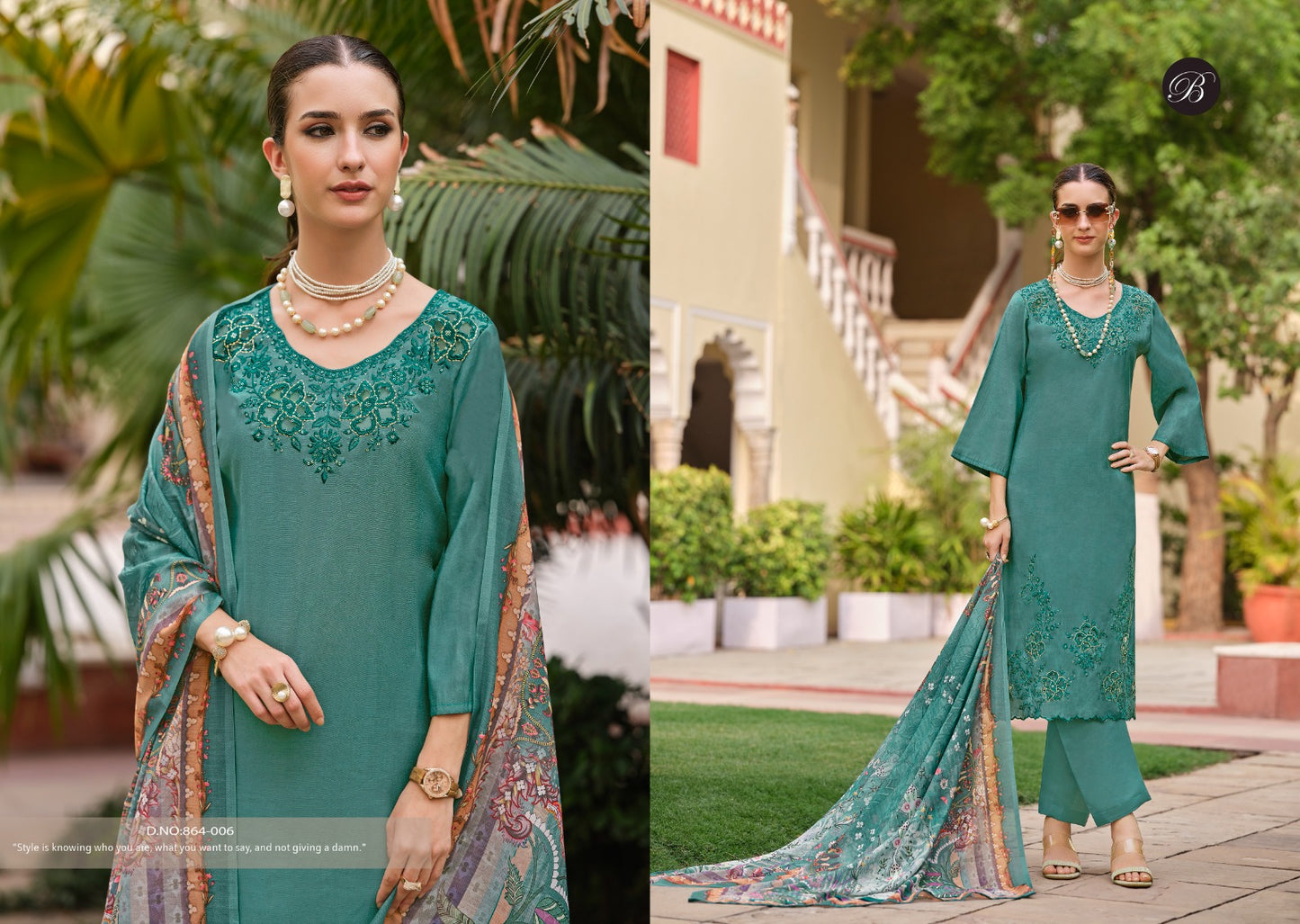 Zara Belliza Designer Studio Roman Silk Karachi Salwar Suits Manufacturer