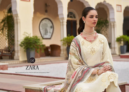 Zara Belliza Designer Studio Roman Silk Karachi Salwar Suits Manufacturer