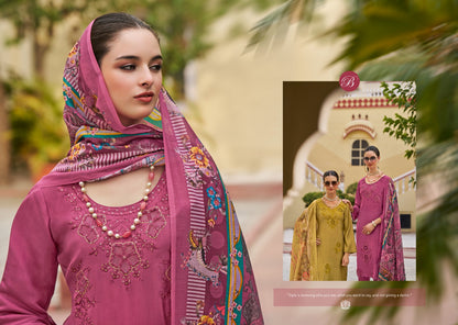 Zara Belliza Designer Studio Roman Silk Karachi Salwar Suits Manufacturer