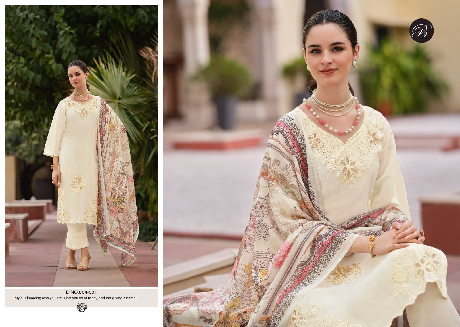Zara Belliza Designer Studio Roman Silk Karachi Salwar Suits Manufacturer