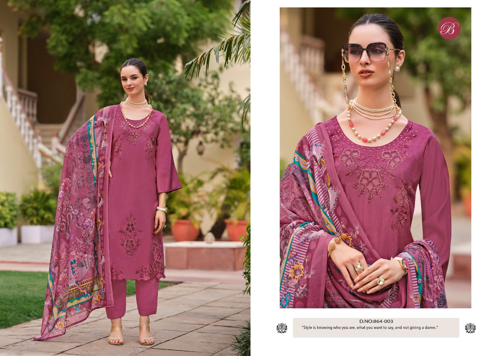 Zara Belliza Designer Studio Roman Silk Karachi Salwar Suits Manufacturer