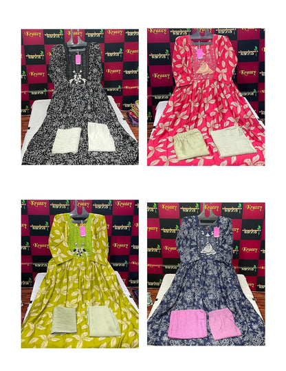 Zara Feeding With Pocket Kanha Vatican Readymade Pant Style Suits Manufacturer Ahmedabad