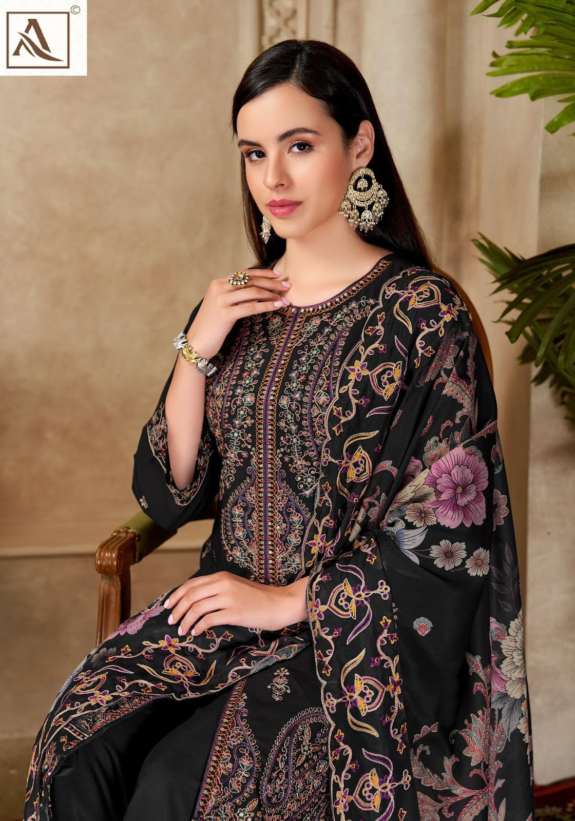 Zara Line Alok Cotton Cambric Karachi Salwar Suits Wholesale Rate