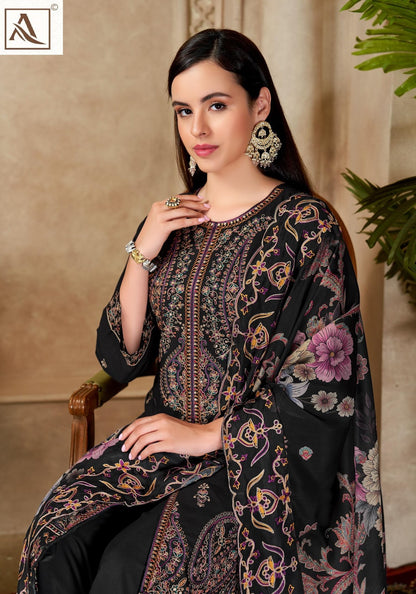 Zara Line Alok Cotton Cambric Karachi Salwar Suits Wholesale Rate