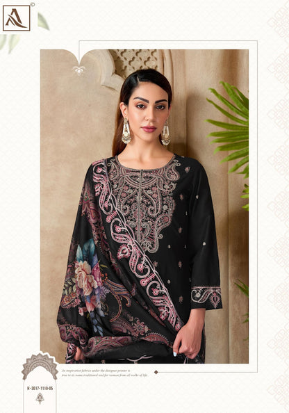 Zara Line Alok Cotton Cambric Karachi Salwar Suits Wholesale Rate