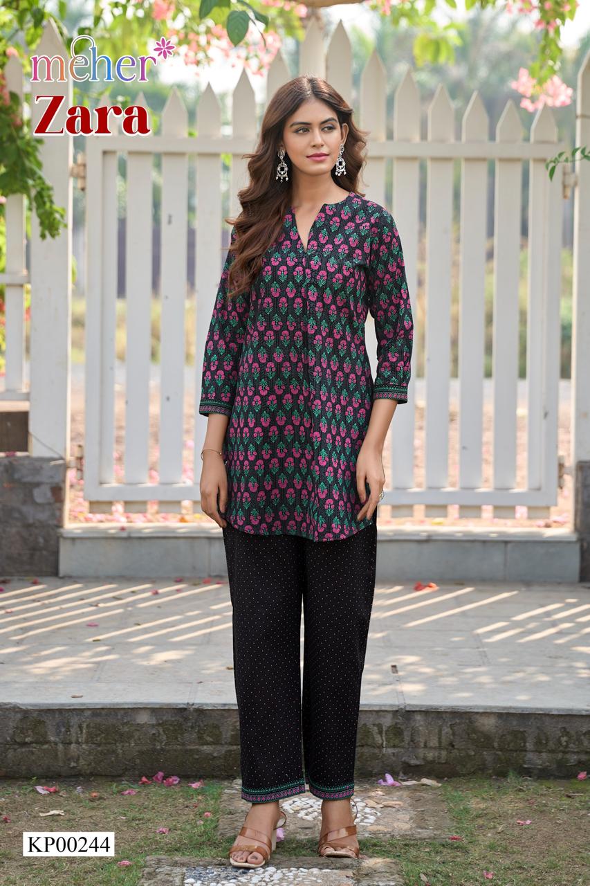 Zara Meher Cotton Co Ord Set Wholesale