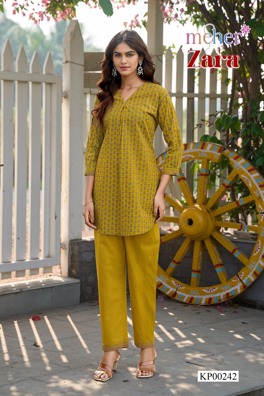 Zara Meher Cotton Co Ord Set Wholesale