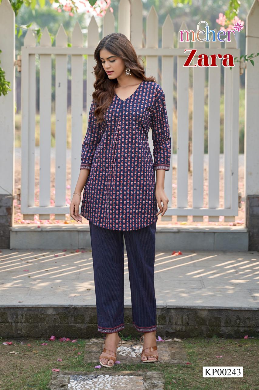 Zara Meher Cotton Co Ord Set Wholesale