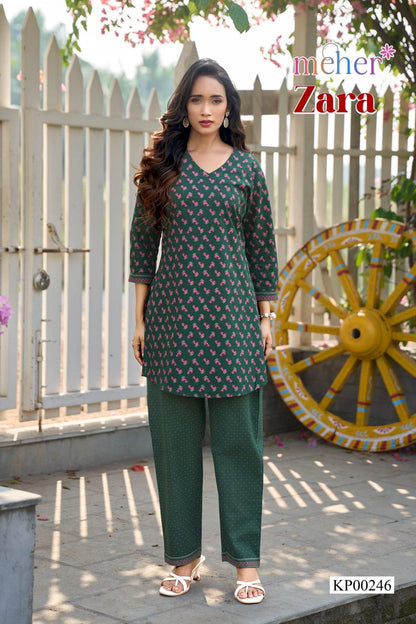 Zara Meher Cotton Co Ord Set Wholesale