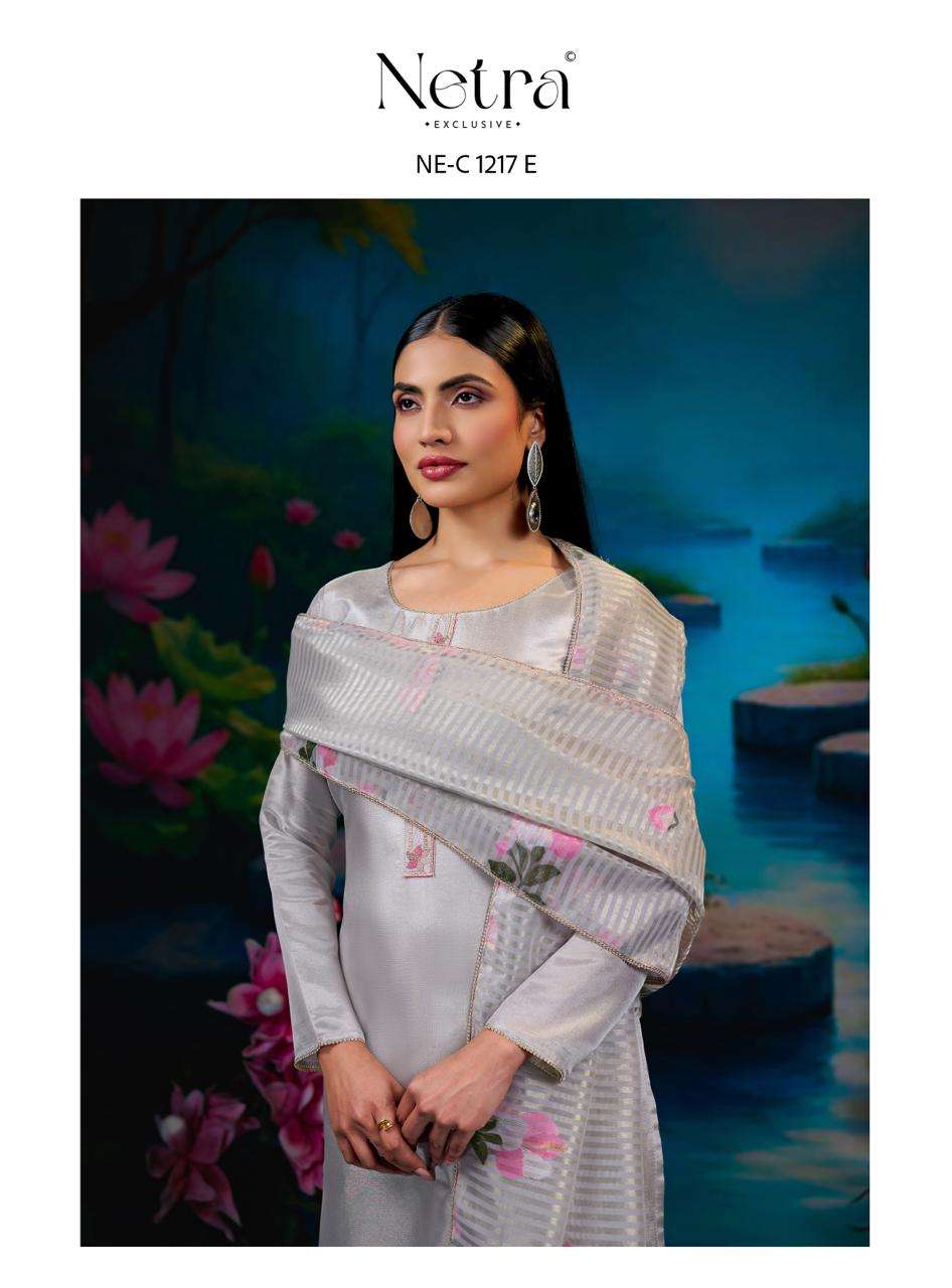 Zara Netra Gadwal Silk Pant Style Suits Supplier Gujarat