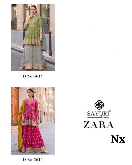 Zara Nx Sayuri Simmer Readymade Suits Manufacturer India