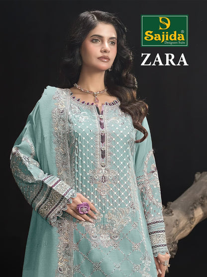 Zara Sajida Organza Pakistani Salwar Suits Wholesaler Gujarat