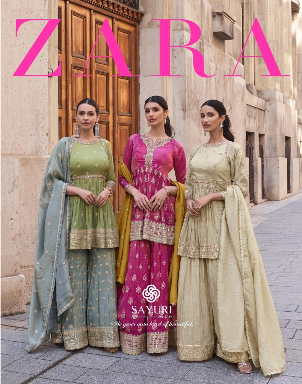 Zara Sayuri Simmer Readymade Suits Wholesaler India