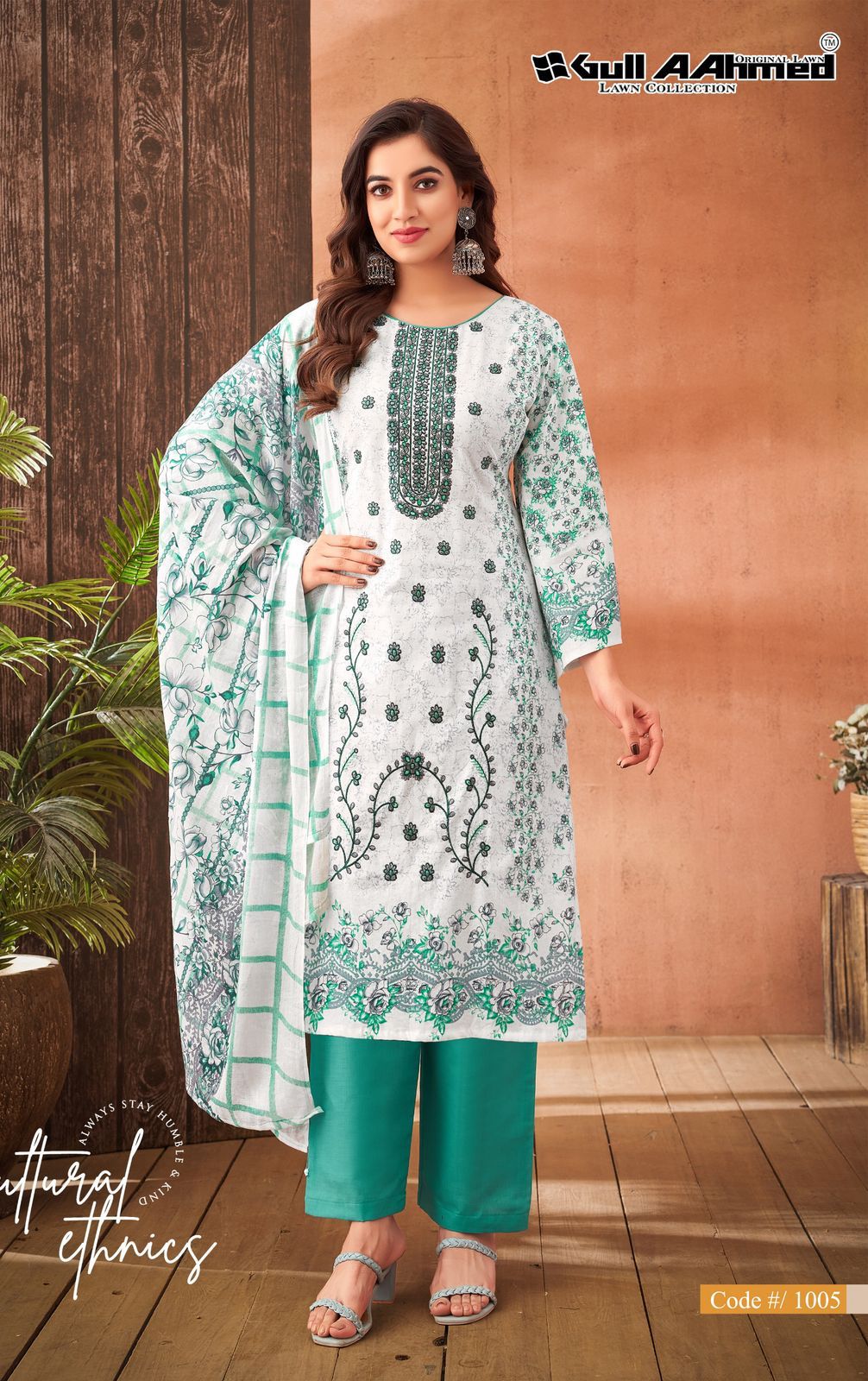 Zara Self Embroidery Work Gul Ahmed Lawn Karachi Salwar Suits Wholesale