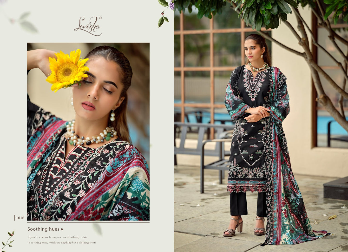 Zara Shahjahan Levisha Lawn Cotton Karachi Salwar Suits Supplier Ahmedabad