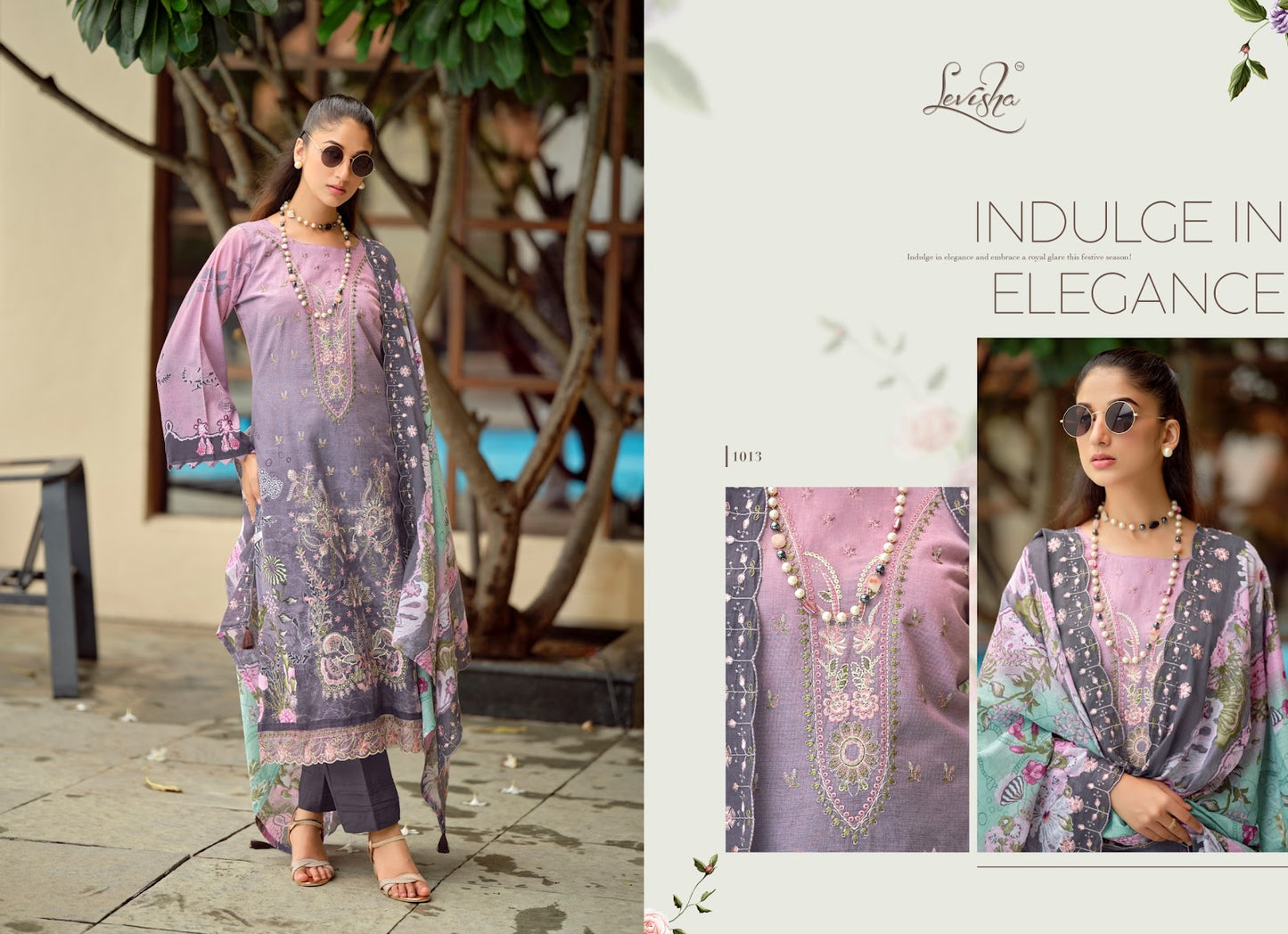 Zara Shahjahan Levisha Lawn Cotton Karachi Salwar Suits Supplier Ahmedabad