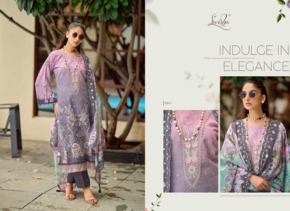 Zara Shahjahan Levisha Lawn Cotton Karachi Salwar Suits Supplier Ahmedabad
