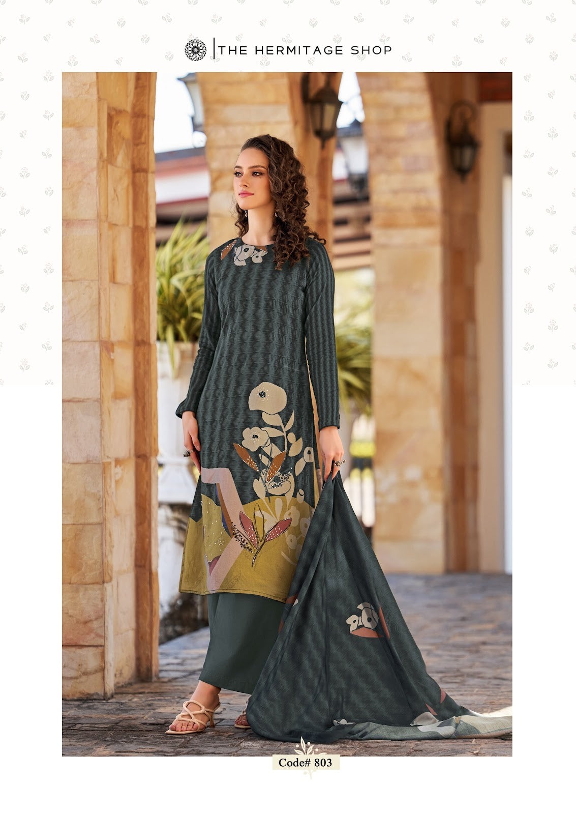 Zara The Hermitage Shop Jam Satin Karachi Salwar Suits Wholesaler Gujarat