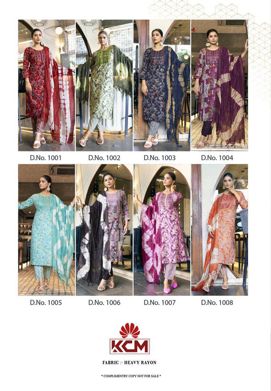 Zara Vol 1 Kcm Rayon Readymade Pant Style Suits Wholesale Rate