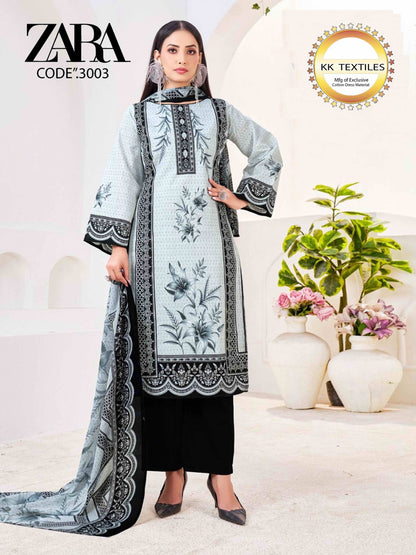 Zara Vol 3 Royal Mix Cotton Karachi Salwar Suits Manufacturer India