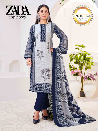 Zara Vol 3 Royal Mix Cotton Karachi Salwar Suits Manufacturer India