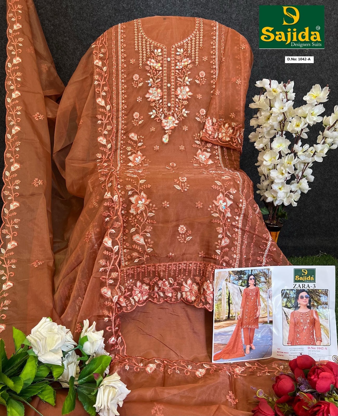 Zara Vol 3 Sajida Pakistani Salwar Suits Supplier