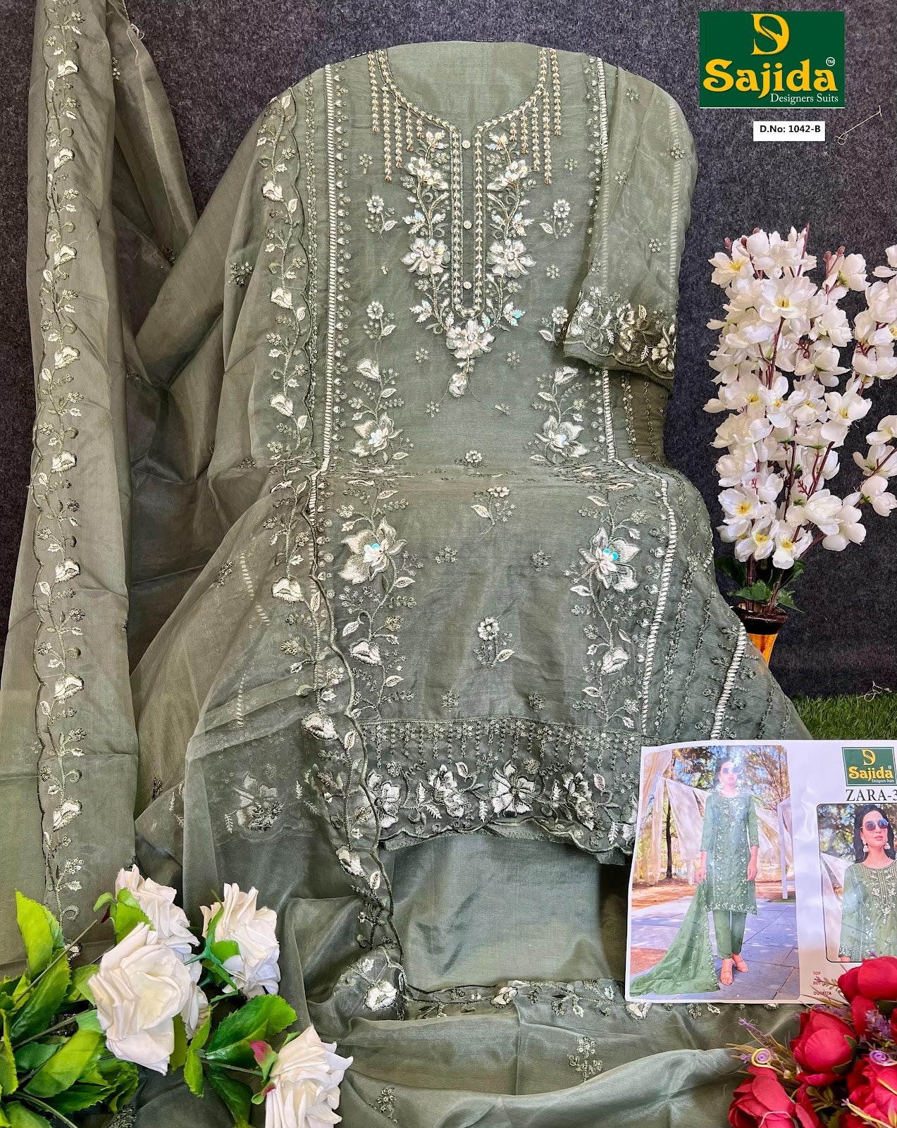 Zara Vol 3 Sajida Pakistani Salwar Suits Supplier