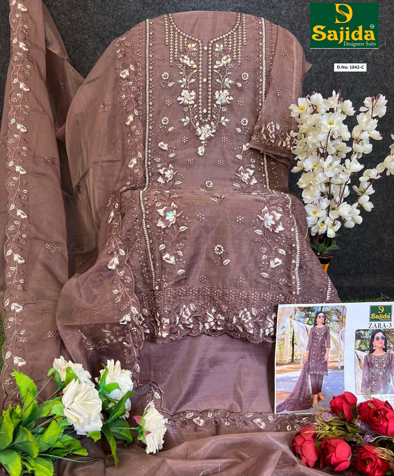 Zara Vol 3 Sajida Pakistani Salwar Suits Supplier