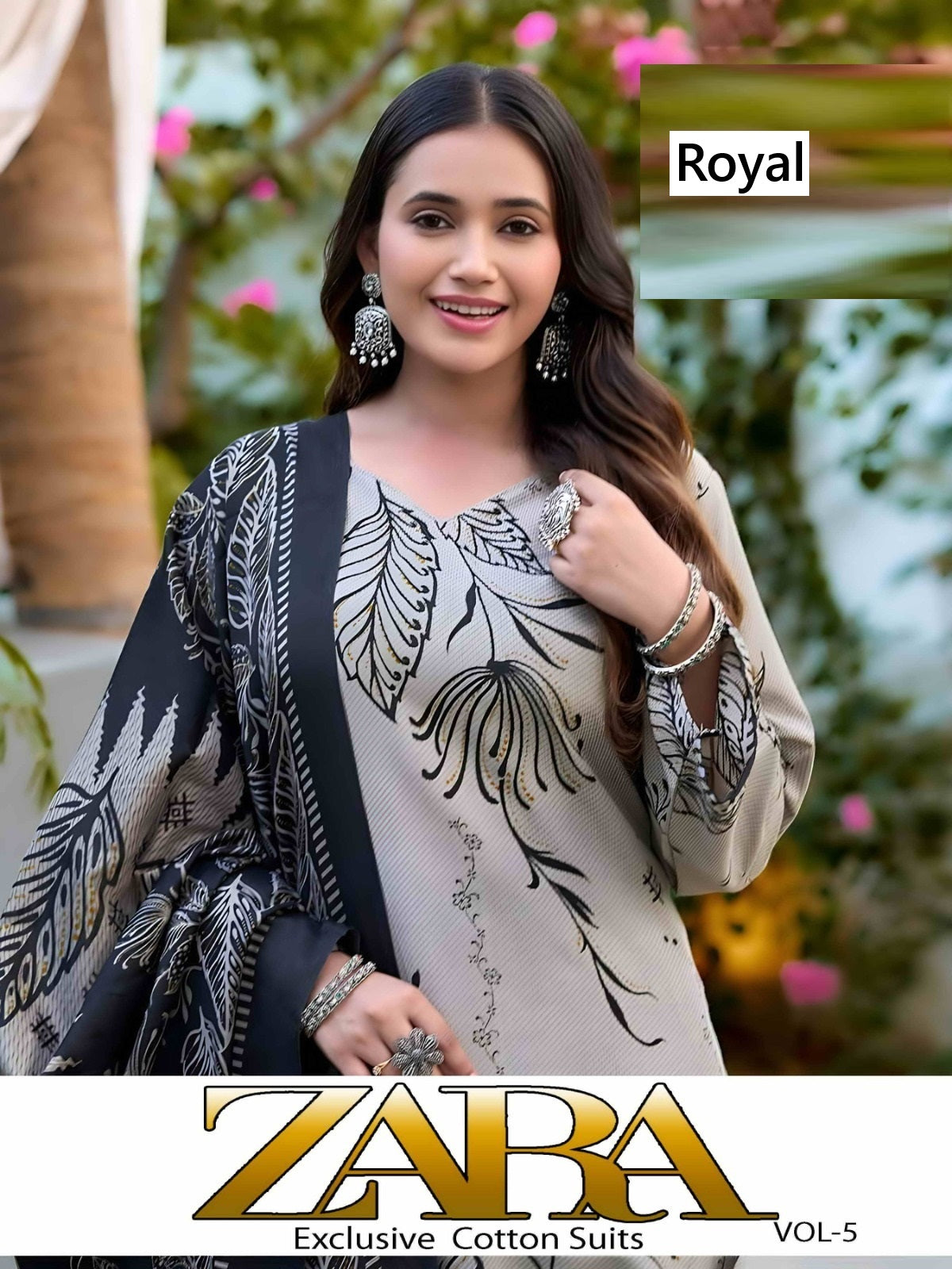 Zara Vol 5 Royal Cotton Dress Material Exporter India