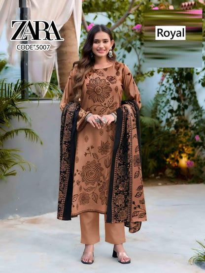 Zara Vol 5 Royal Cotton Dress Material Exporter India