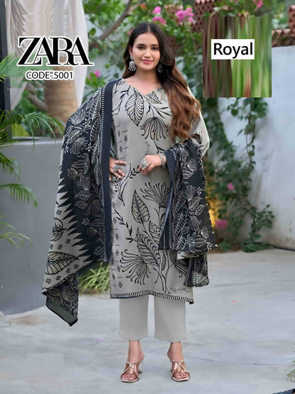 Zara Vol 5 Royal Cotton Dress Material Exporter India