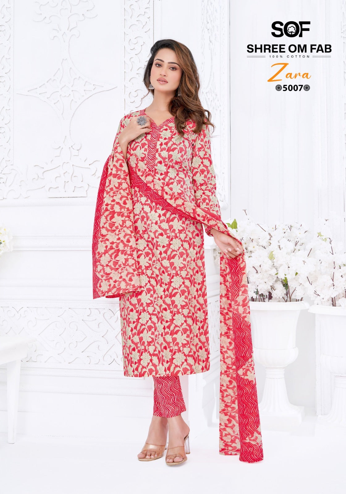 Zara Vol 5 Shree Om Cotton Dress Material Wholesale Price