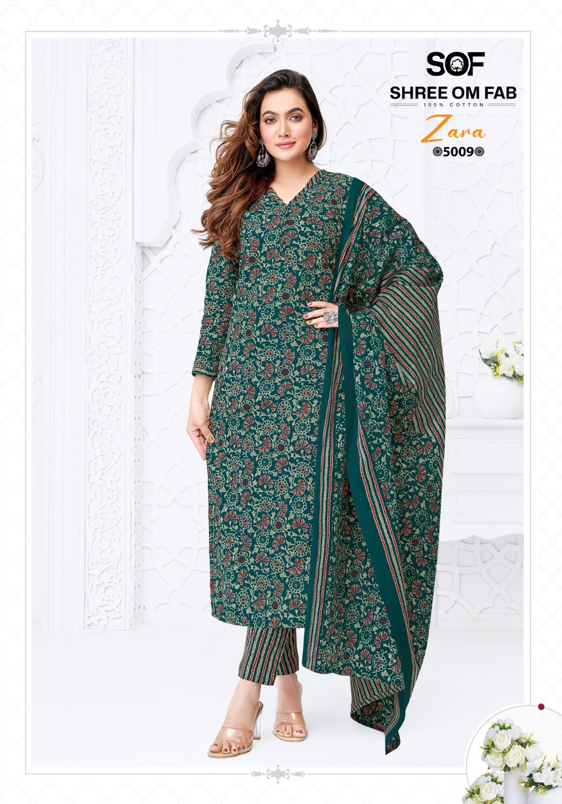 Zara Vol 5 Shree Om Cotton Dress Material Wholesale Price