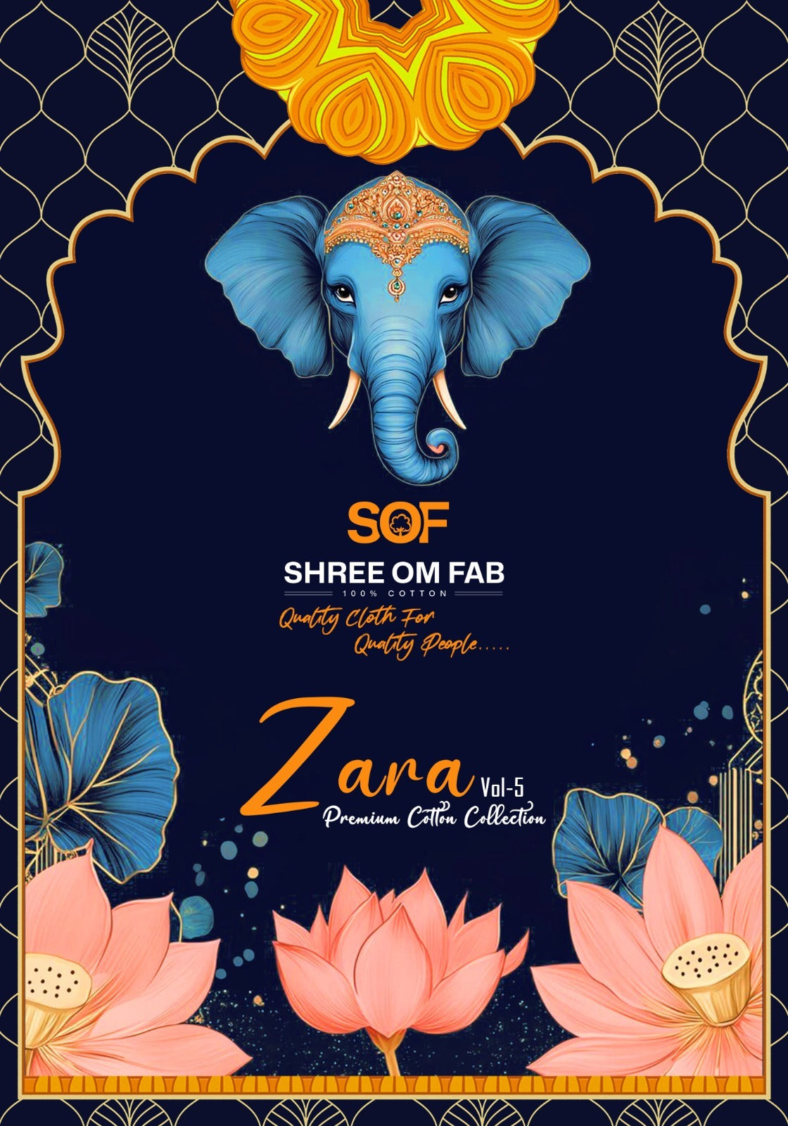 Zara Vol 5 Shree Om Cotton Dress Material Wholesale Price