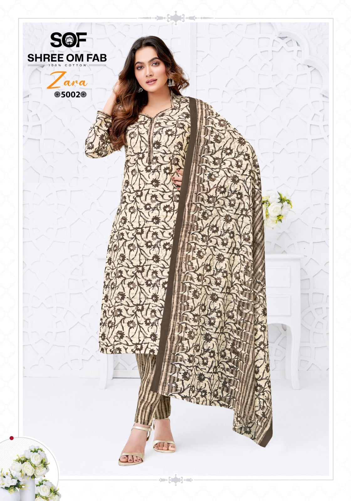 Zara Vol 5 Shree Om Cotton Dress Material Wholesale Price