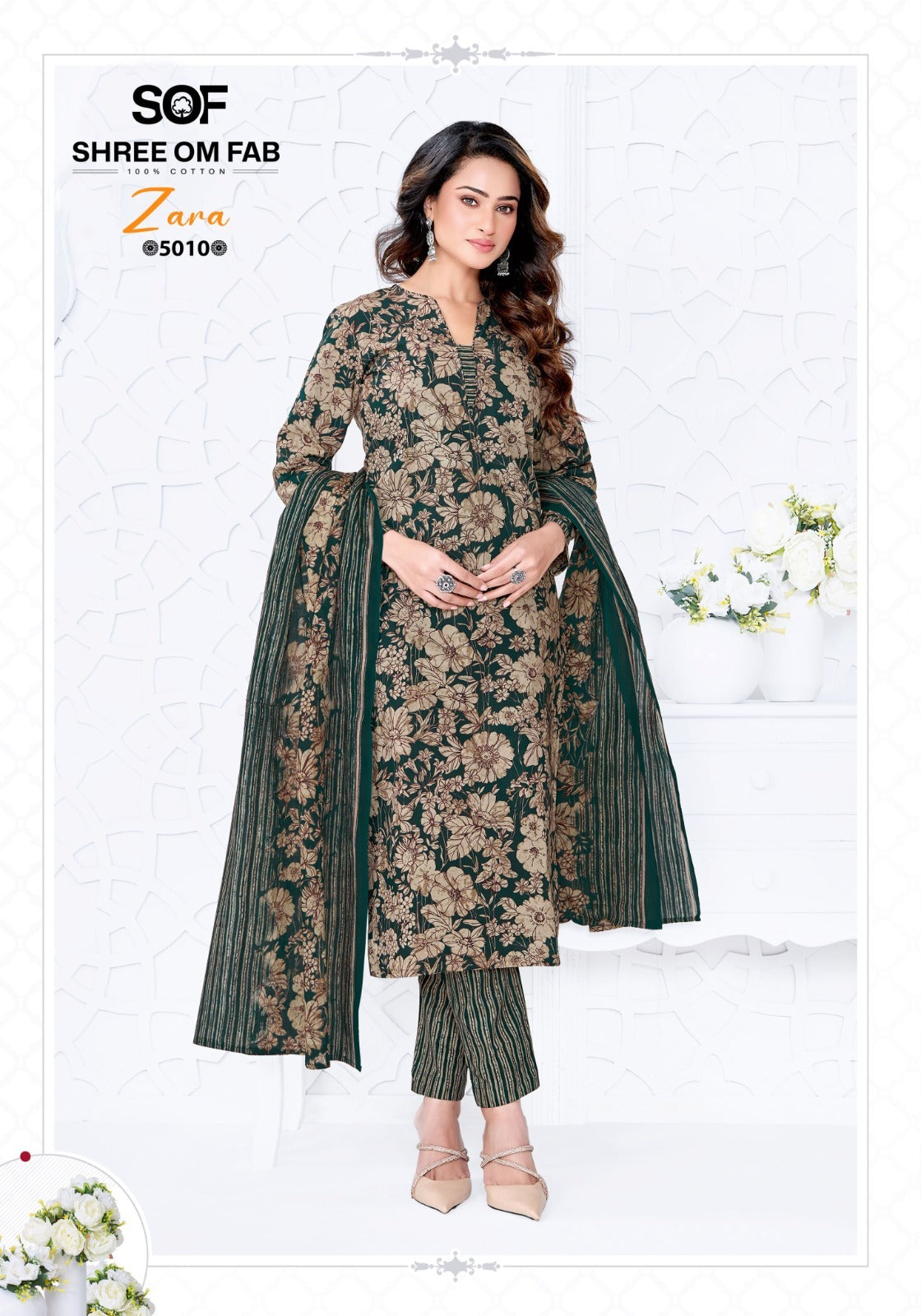 Zara Vol 5 Shree Om Cotton Dress Material Wholesale Price