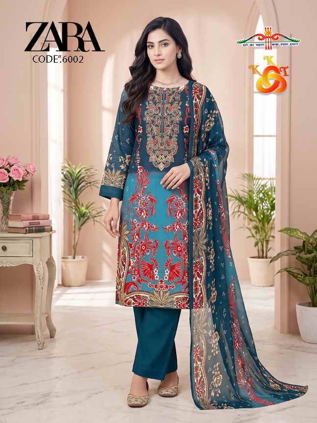 Zara Vol 6 Royal Mix Cotton Karachi Salwar Suits Wholesale Price