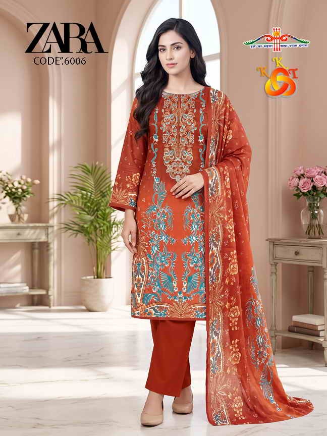 Zara Vol 6 Royal Mix Cotton Karachi Salwar Suits Wholesale Price