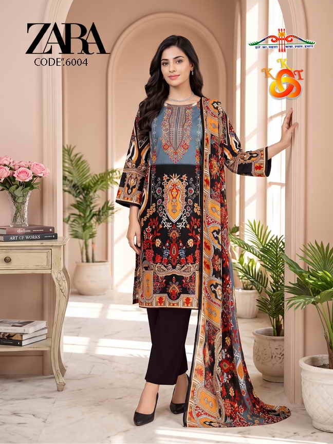 Zara Vol 6 Royal Mix Cotton Karachi Salwar Suits Wholesale Price