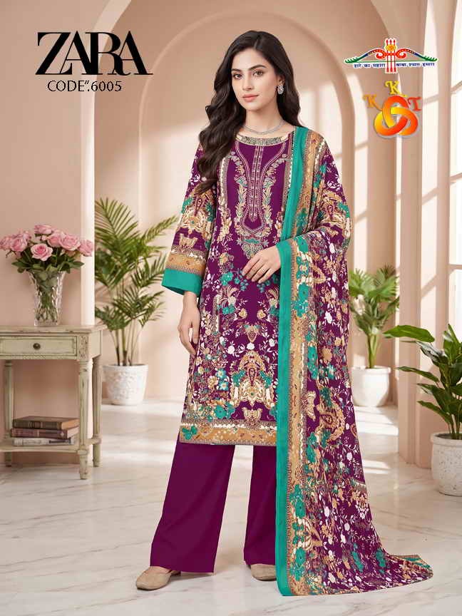 Zara Vol 6 Royal Mix Cotton Karachi Salwar Suits Wholesale Price