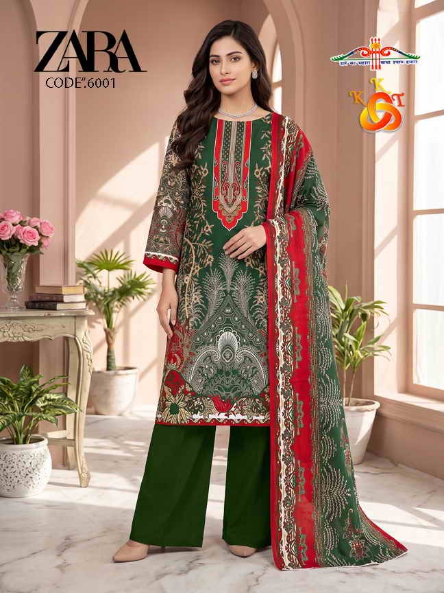 Zara Vol 6 Royal Mix Cotton Karachi Salwar Suits Wholesale Price