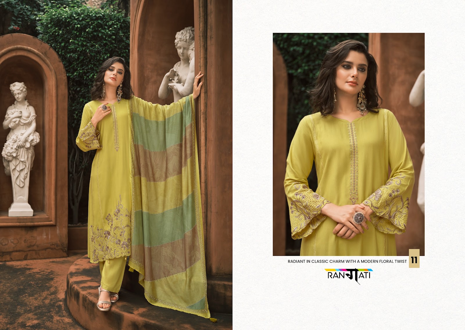 Zara Vol 9 Rangati Prints Pashmina Suits Wholesaler India