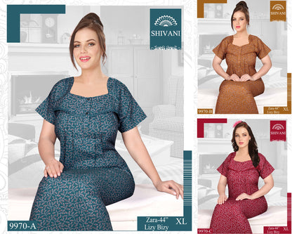 Zaras Shivani Lizzy Bizzy Night Gowns Manufacturer