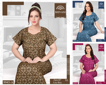 Zaras Shivani Lizzy Bizzy Night Gowns Manufacturer