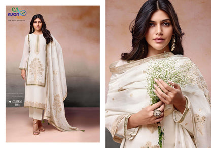 Zardozi Avon Trendz Mul Mul Pant Style Suits Exporter India