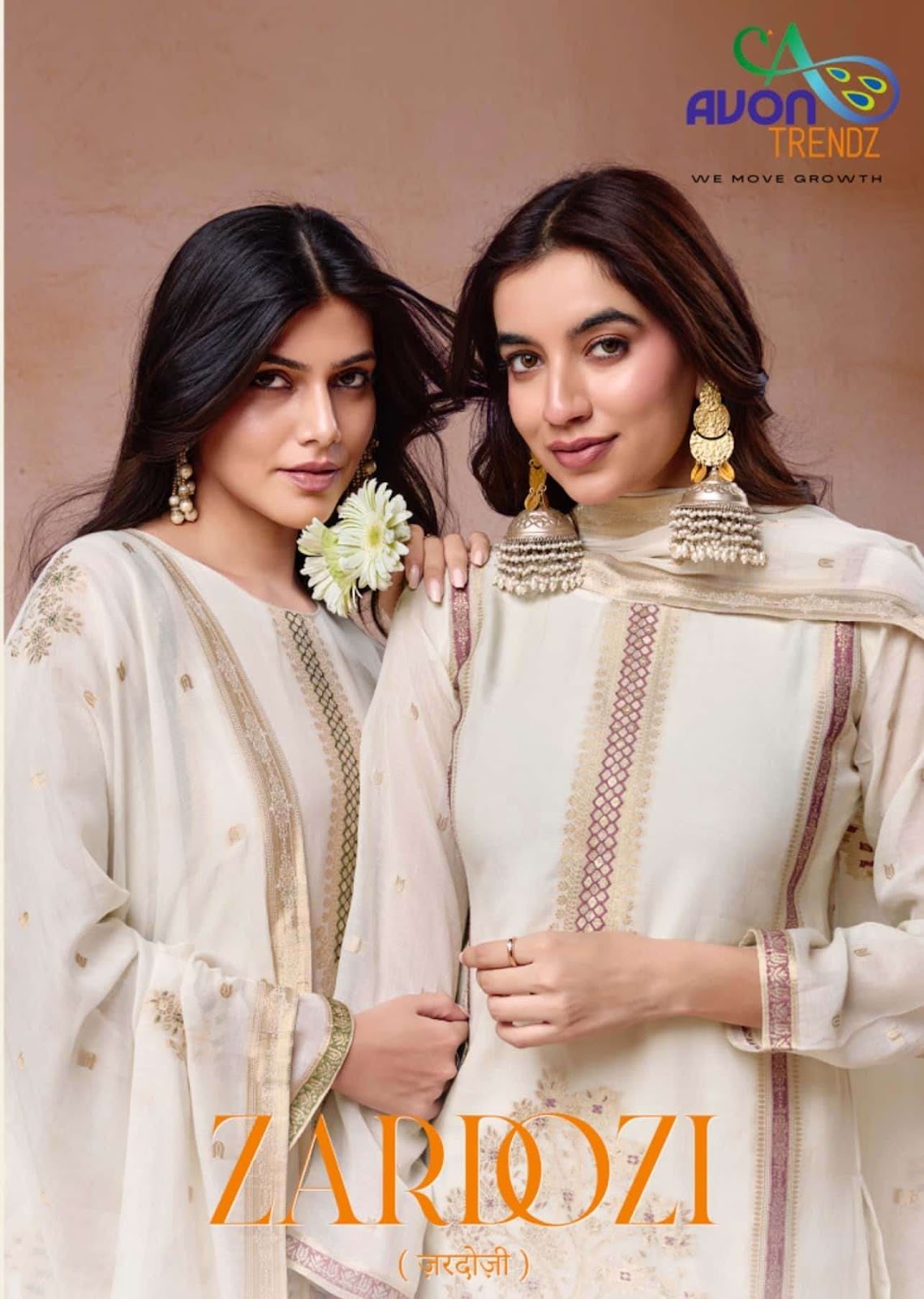 Zardozi Avon Trendz Mul Mul Pant Style Suits Exporter India